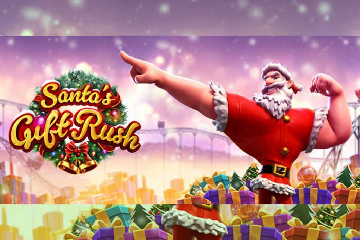 Santa's gift rush Unibet.be Kerst