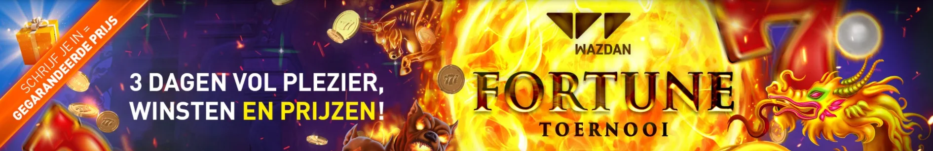 Wazdan Fortune toernooi gegarandeerde prijs online Casino 777 speelhal geldkluis tokens videoslot gokkast 2021