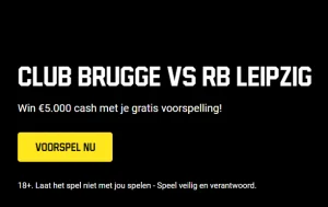 Golden Goal Goude Doelpunt Champions League 2021 Club Brugge online wedkantoor GoldenVegas Unibet bookmakers Sportweddenschappen