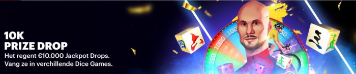 Prijzenpot €10.000 Dice Games online Casino Napoleon Sports Prize Drop willekeurig Jackpot speelhal 2021
