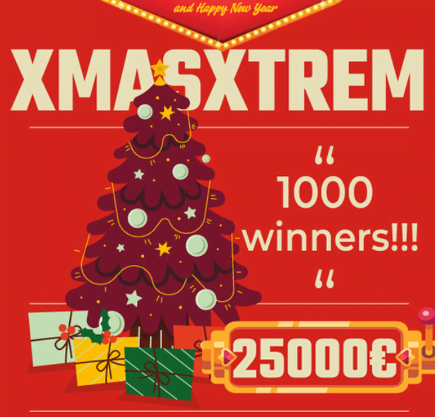 GoldenVegas Xmas Xtreme toernooi Kerstmis 2021 online casino speelhal videoslots Slot gokkast
