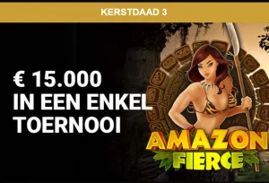 Kerstdaad 3 Amazon Fierce GoldenVegas toernooi Kerstmis online speelhal