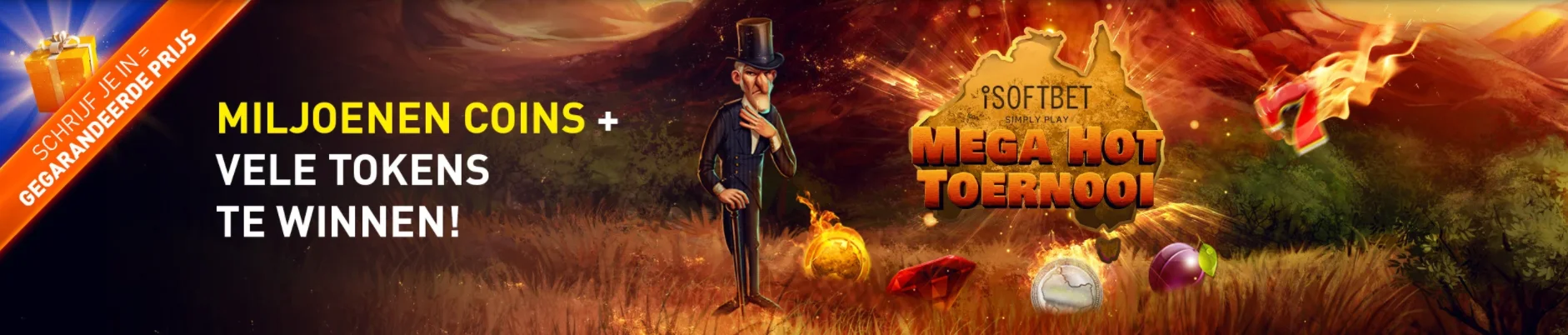 iSoftBet Mega Hot toernooi Casino 777 online speelhal Coins Jackpots Tokens videoslots Megaways