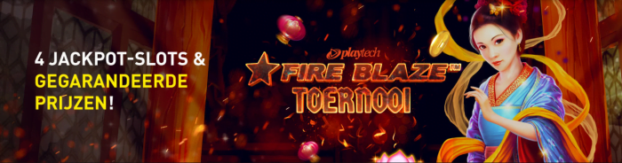 Playtech Fire Blaze toernooi Casino 777 online speelhal 2022 Videoslots gokkast Slot Jackpot Tokens Geldkluis