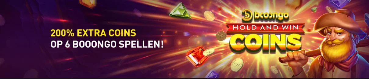 Booongo Hold & Win Coins Promo Casino 777 online speelhal gokkast Slot festijn 2022