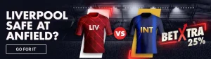 Champions League voetbal online Sportweddenschappen Circus Casino 2022 Liverpool vs Inter Milaan gokken 25 Winstverhoging Profit Boost