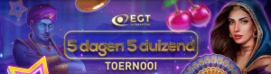 5 Dagen 5 Duizend toernooi Casino 777 online speelhal Slots EGT Games Mystery Cadeaubox Gratis Prijs 2022