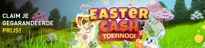 Easter Cash Coins toernooi Casino 777 online Paasfestijn Paastoernooi 2022 gegarandeerde prijs Jackpot Premium Club Slots