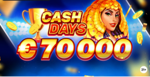 Cash Days Napoleon Sports & Casino online speelhal toernooi Unibet Specials gokken 2022 Juli Zomerse Promo's Dice Slots Games