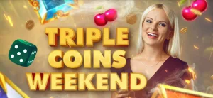 TRiple Coins Weekend Casino 777 speelhal online Prijzen Golden Wins toernooi Amusnet EGT kansspelen wedden Slots