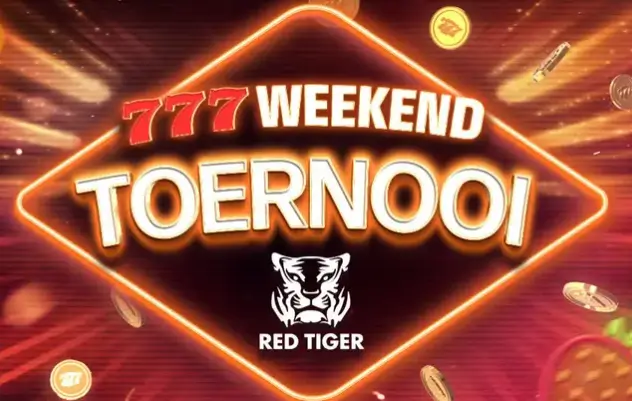 Red Tiger Weekend toernooi Casino 777 online Speelhal gokken Slots gokkast 2022 Premium Coins E-vouchers